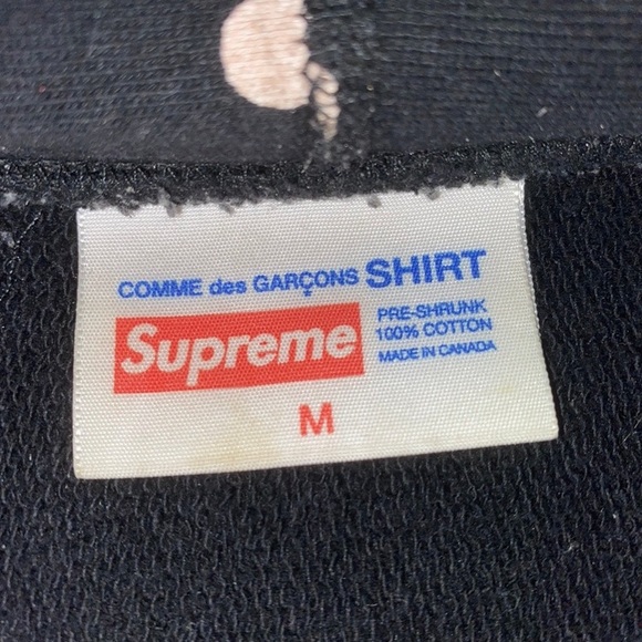 2012 Supreme x Comme des Gaecons Polka Dot Box Logo Hoodie - Picture 6 of 8